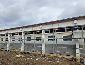 Rekonstrukce haly na farmě chovu prasat